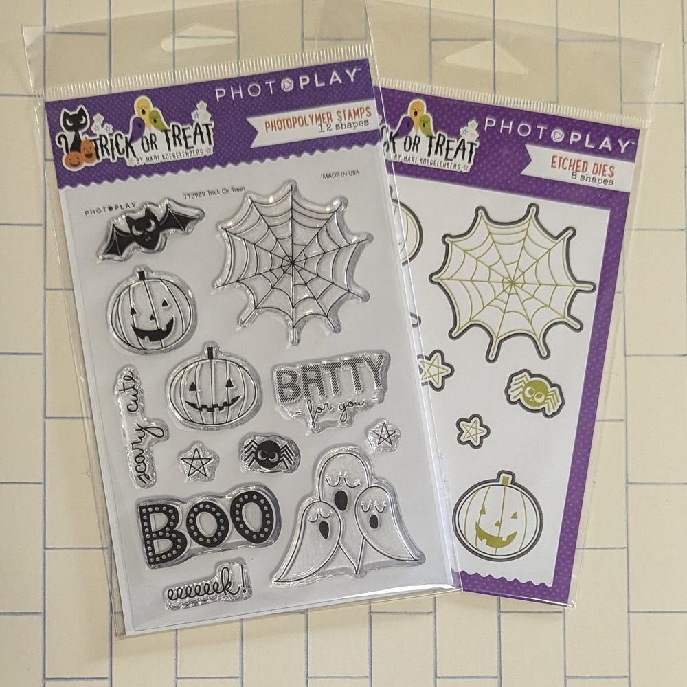 Halloween Photopolymer Stamps and Etched Dies Set